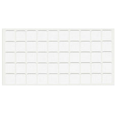 Self-Adhesive Felt Pad 20x20mm White