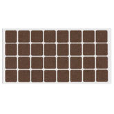 Self-Adhesive Felt Pad 25x25mm - Brown