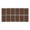Self-Adhesive Felt Pad 35x55mm Brown
