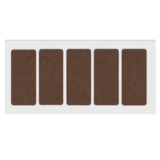 Self-Adhesive Felt Pad 40x90mm Brown