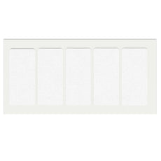 Self-Adhesive Felt Pad 40x90mm White