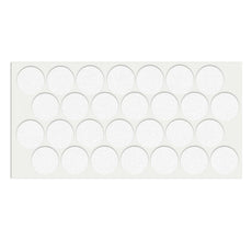 Self-Adhesive Felt Pad Ø28mm White