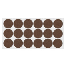 Self-Adhesive Felt Pad Ø35mm Brown