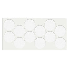 Self-Adhesive Felt Pad Ø40mm White