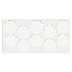 Self-Adhesive Felt Pad Ø45mm White