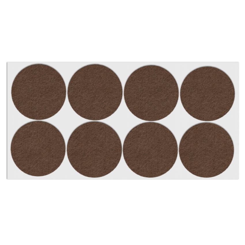 Self-Adhesive Felt Pad Ø55mm Brown