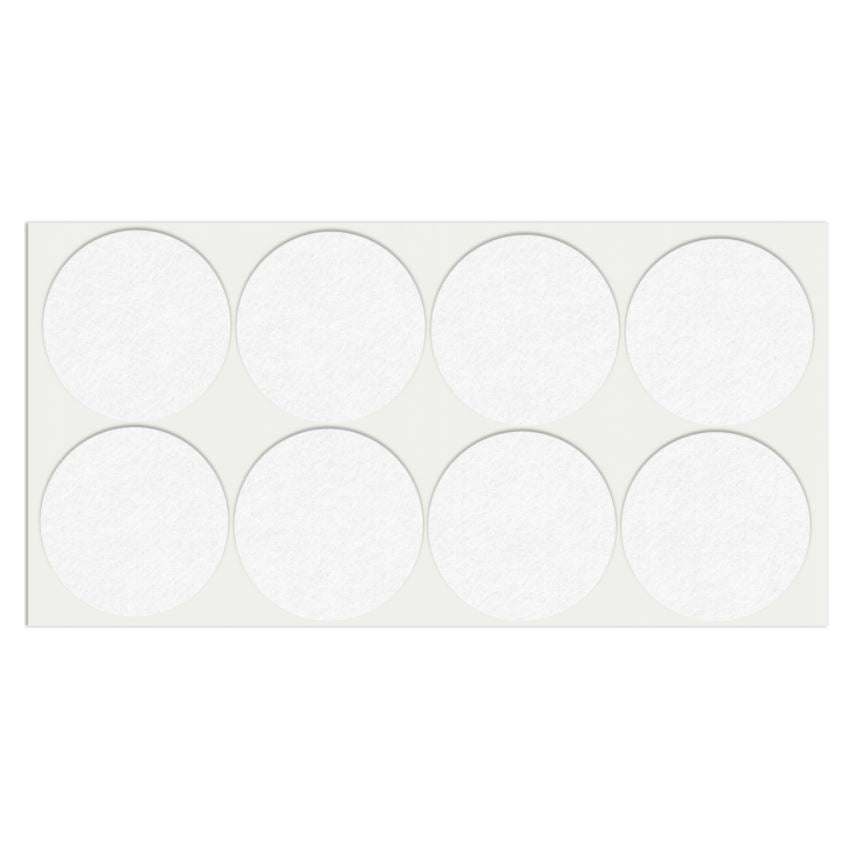 Self-Adhesive Felt Pad Ø55mm White NTP