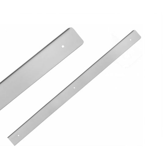 Side Strip for 38mm Worktop R-3, Silver Anodized NTP Right