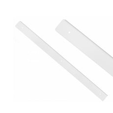 Side Strip for 38mm Worktop R-3, White Powder Coated Aluminium