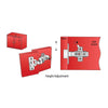 Soft-Close Hinge, H0 Mounting Plate with EURO Screws, Flush Doors