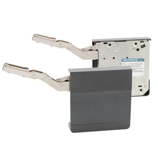 Soft Close Top Cabinet Lift System (L+R), White/Grey Furnica
