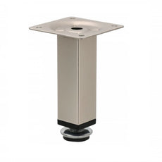 Square Furniture Leg 25x25mm - H100mm Satin