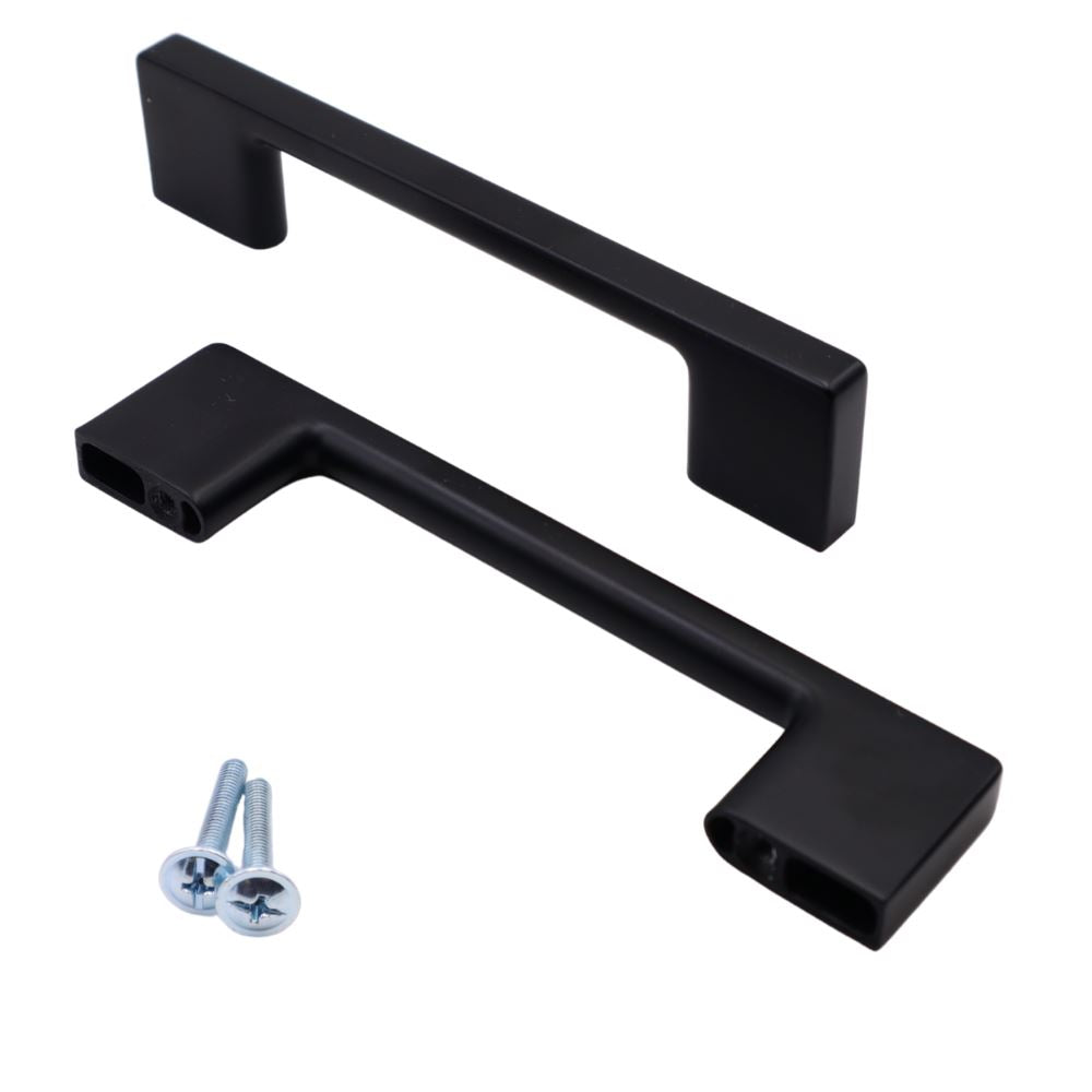 TECHNO  furniture handle 128mm - Black Matt