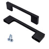 TECHNO  furniture handle 128mm - Black Matt