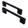 TECHNO  furniture handle 128mm - Black Matt