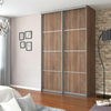 2x Sliding Wardrobe Doors - H: up to 2750mm W: 1800mm - MFC