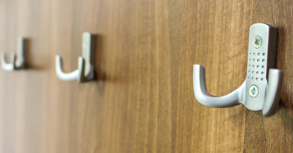 Hooks and coat hooks - how to install them, how high to hang them