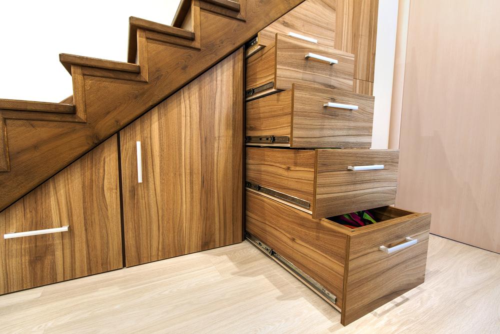 Heavy duty drawer runners - best solution for drawers under the stairs.