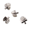 Glass shelf clips