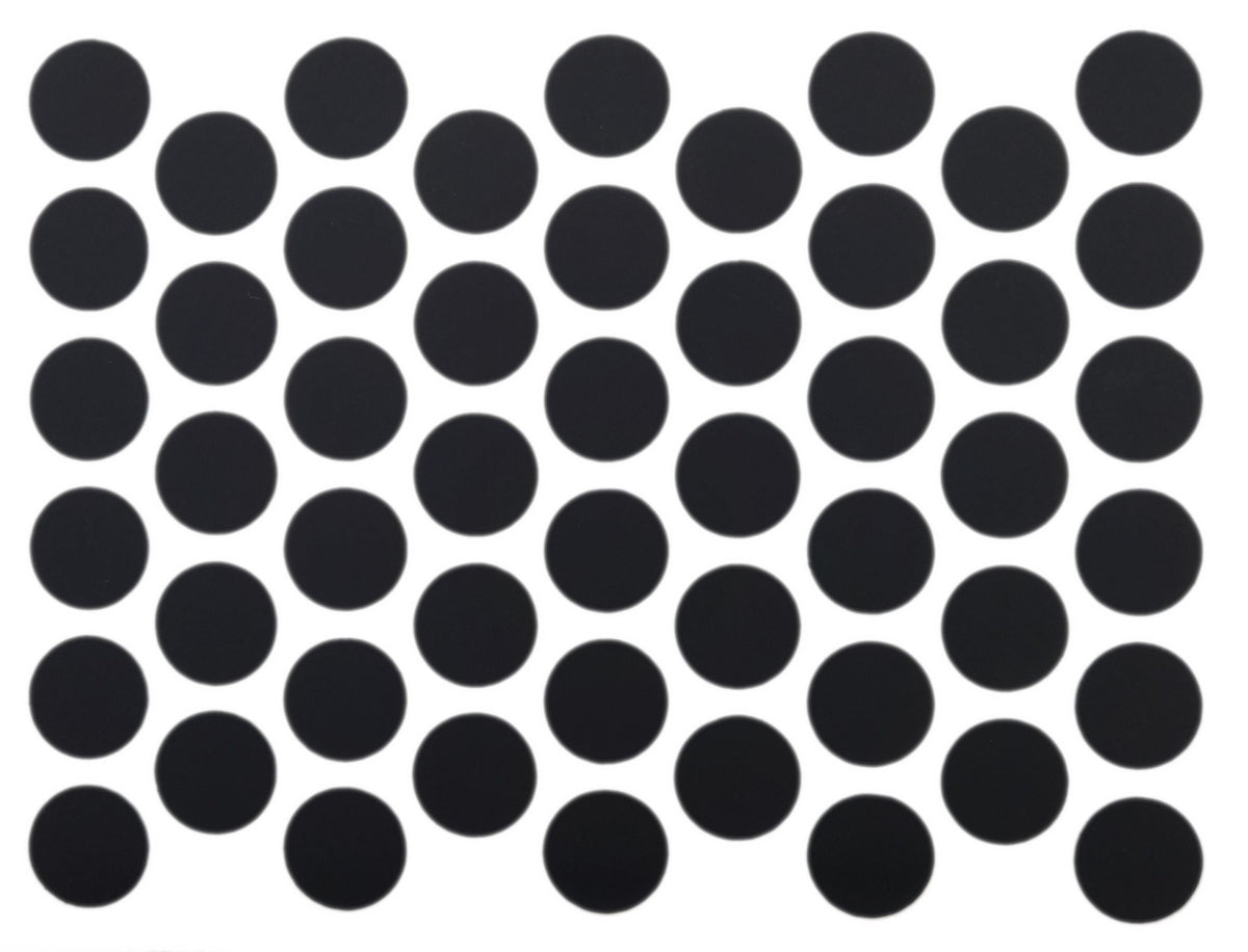 Screw cover caps black