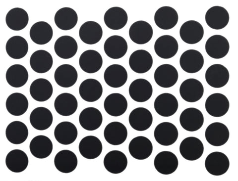 Screw cover caps black