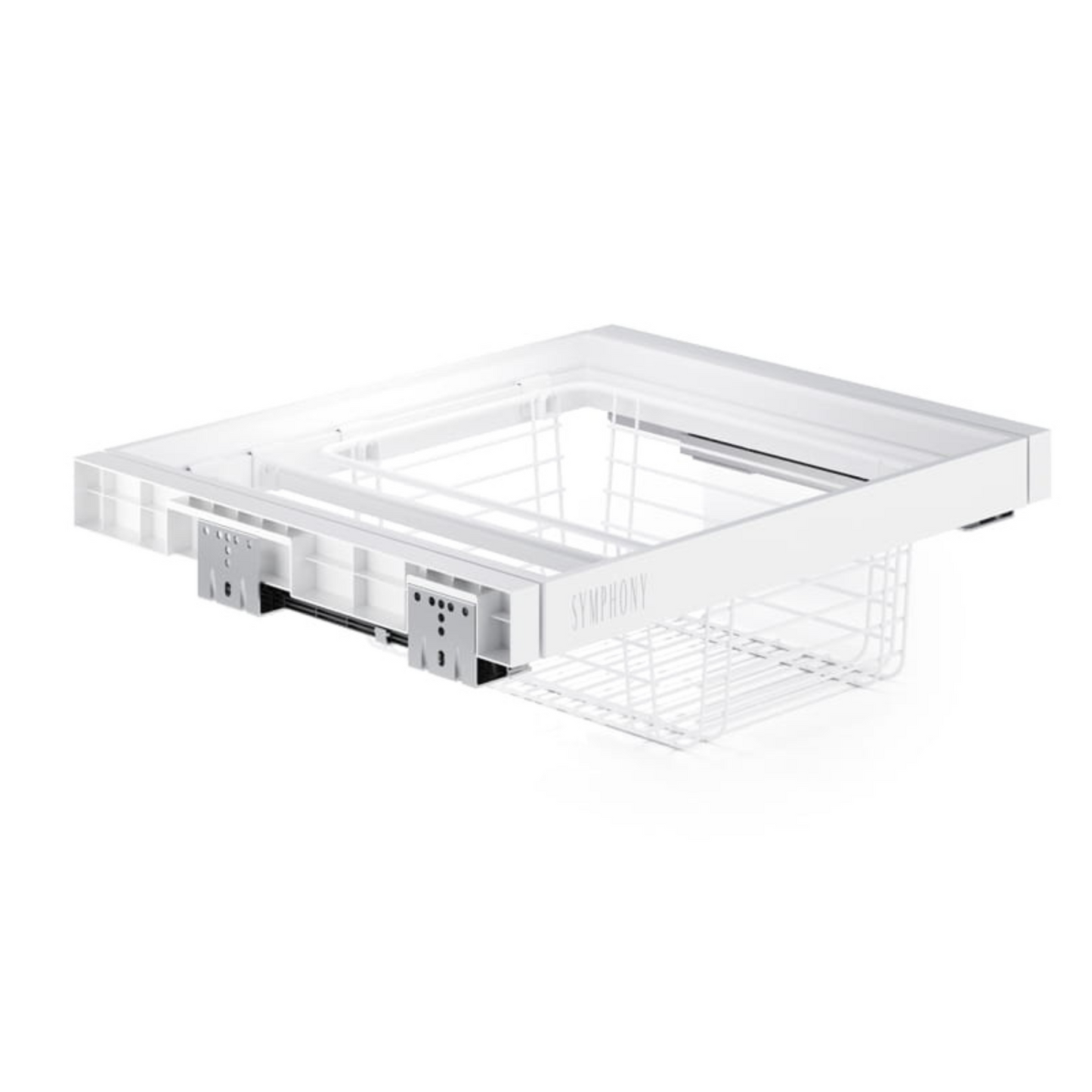 Trouser Hanger + Basket 600 SYMPHONY - White