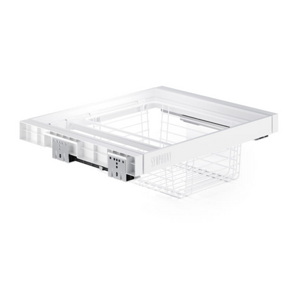 Trouser Hanger + Basket 600 SYMPHONY - White