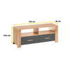 VEGA - Living Room Furniture Set - Wotan Oak / Anthracite