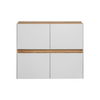CARLO VII - Living Room Furniture Set - White Matt / Wotan Oak