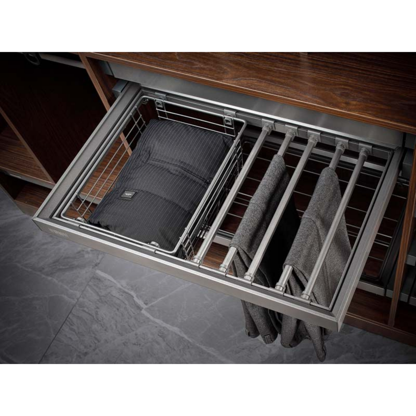 Trouser Hanger + Basket 900 SYMPHONY - White