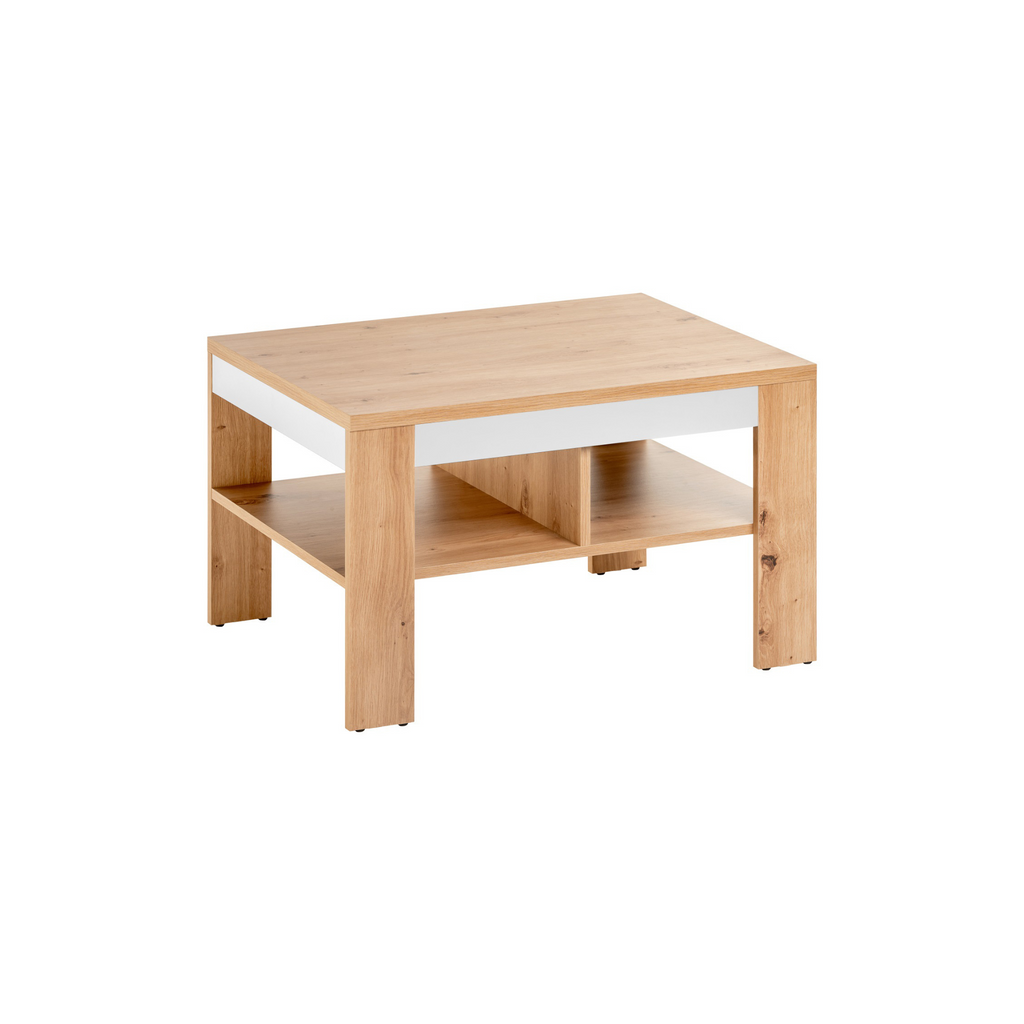VEGA II - Living Room Furniture Set - Wotan Oak / White Matt