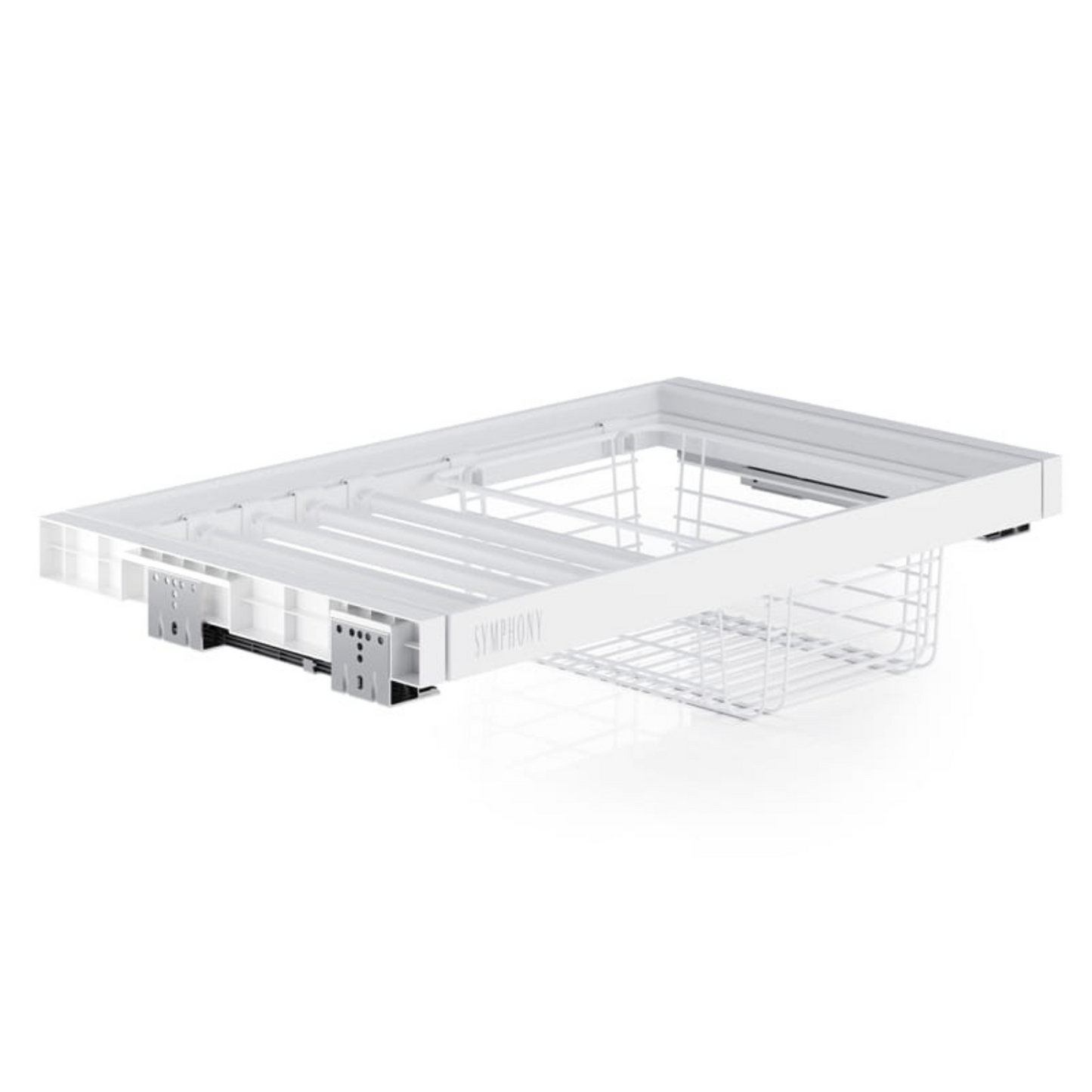 Trouser Hanger + Basket 800 SYMPHONY - White