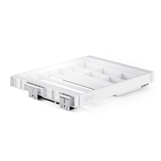 Trouser Hanger + Organiser 600 SYMPHONY - White