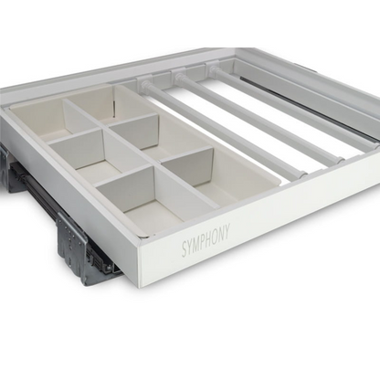 Trouser Hanger + Organiser 600 SYMPHONY - White