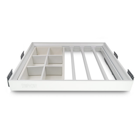 Trouser Hanger + Organiser 600 SYMPHONY - White