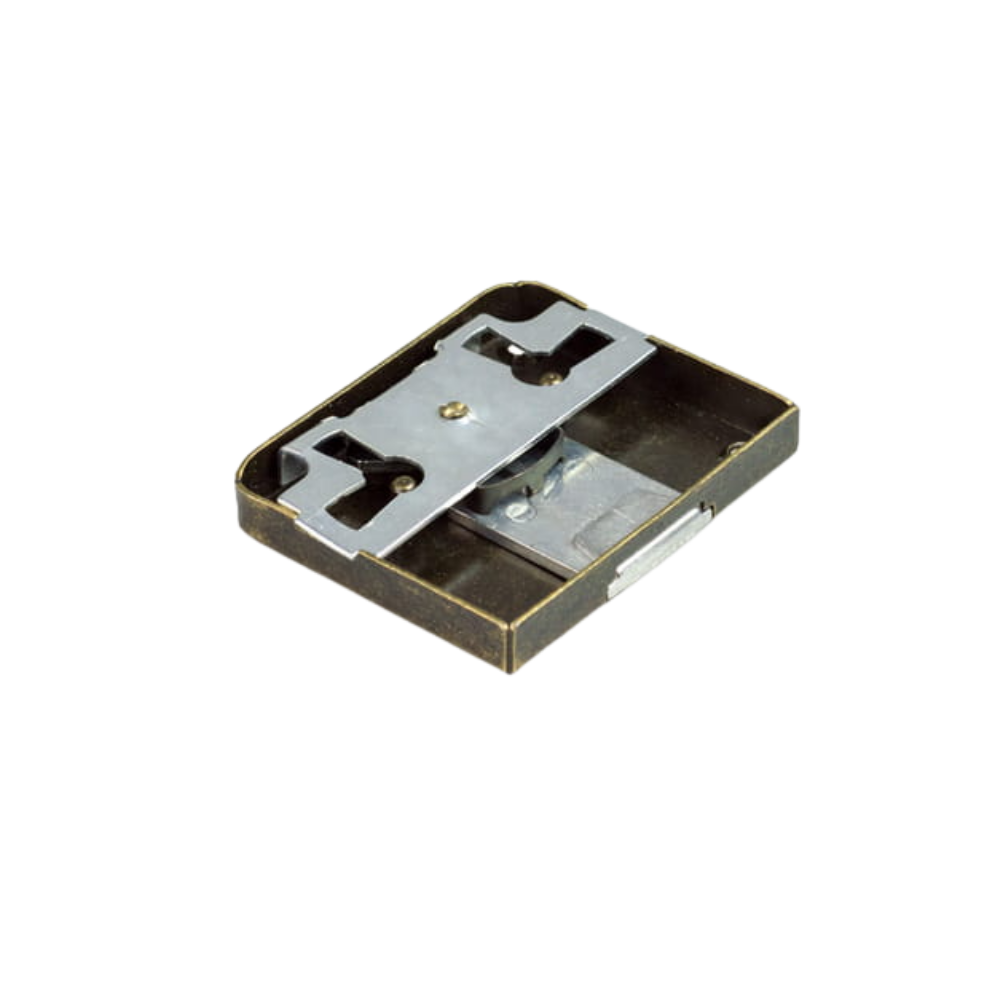 Furniture Lock 35x60 mm - Antique Gold