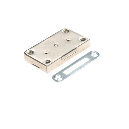 Furniture Lock 35x60 mm - Satin Nickel
