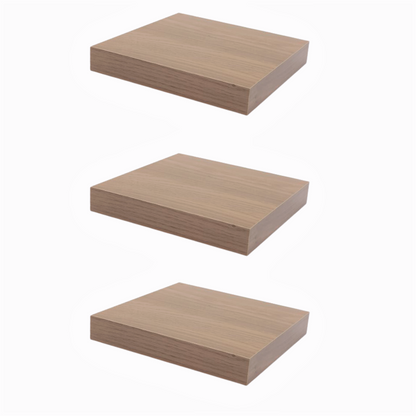 Concealed Floating Shelf - Set of 3 - Knotty Oak - 235 mm