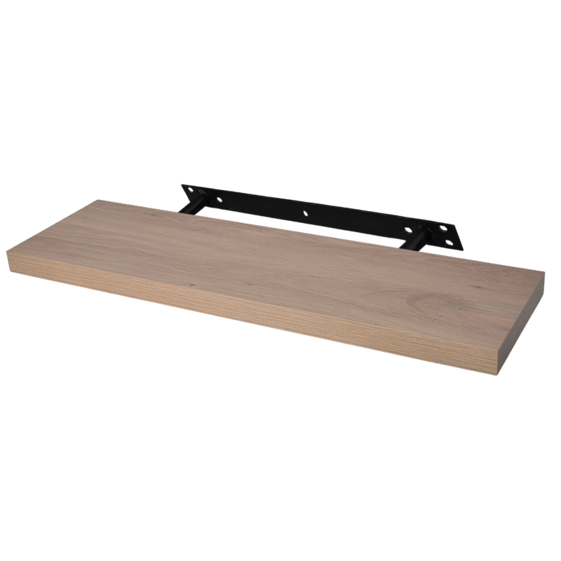 Concealed Floating Shelf - Set of 3 - Knotty Oak - 900 mm