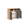 VEGA - Living Room Furniture Set - Wotan Oak / Anthracite