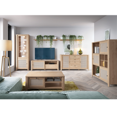 PARILLA - Living Room Furniture Set - Jackson Hickory / Amadeus
