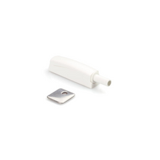 Furniture bumper - White with magnetic end (short)