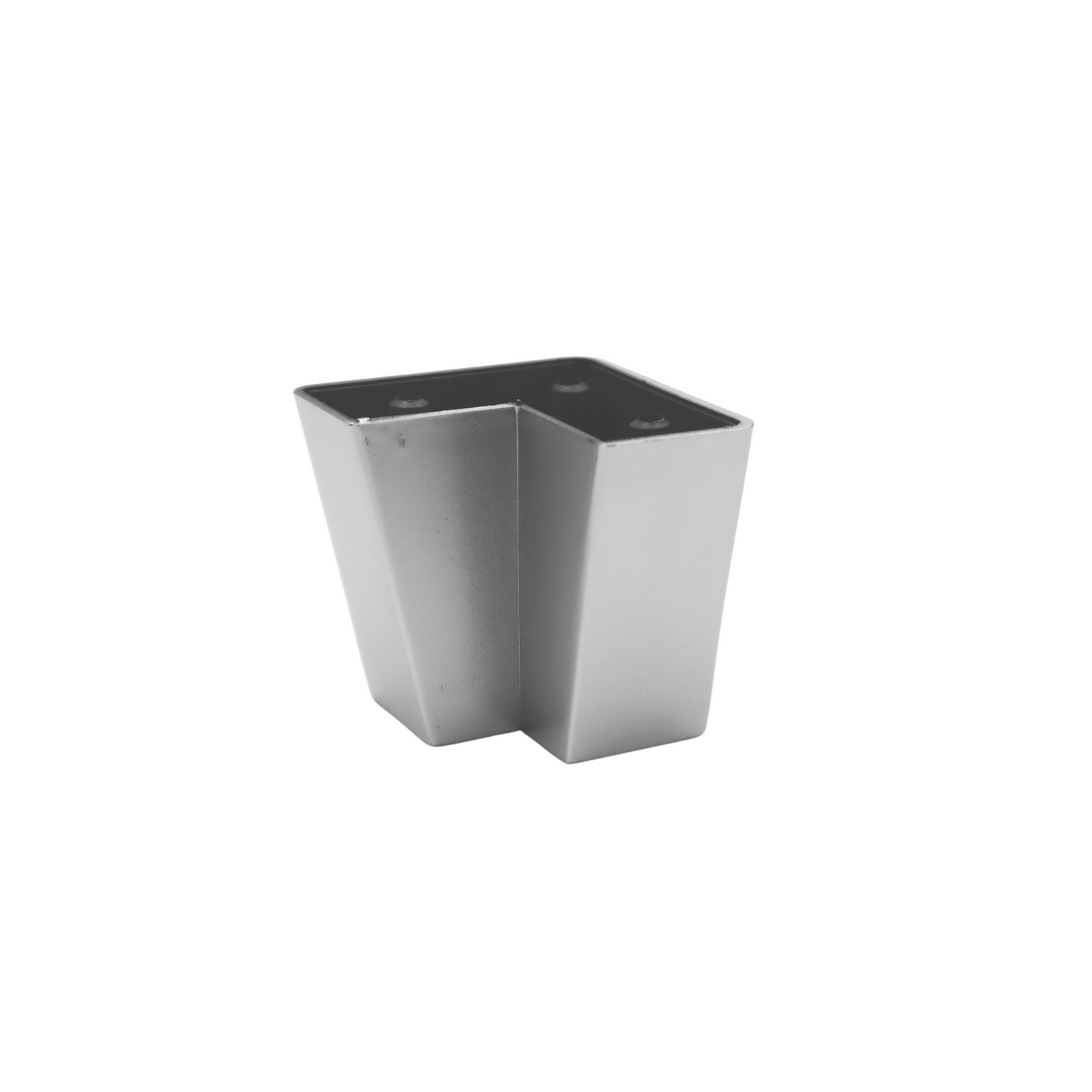 Square Furniture Leg 60x60mm - H60mm - Aluminum