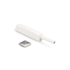 Furniture bumper - White with magnetic end