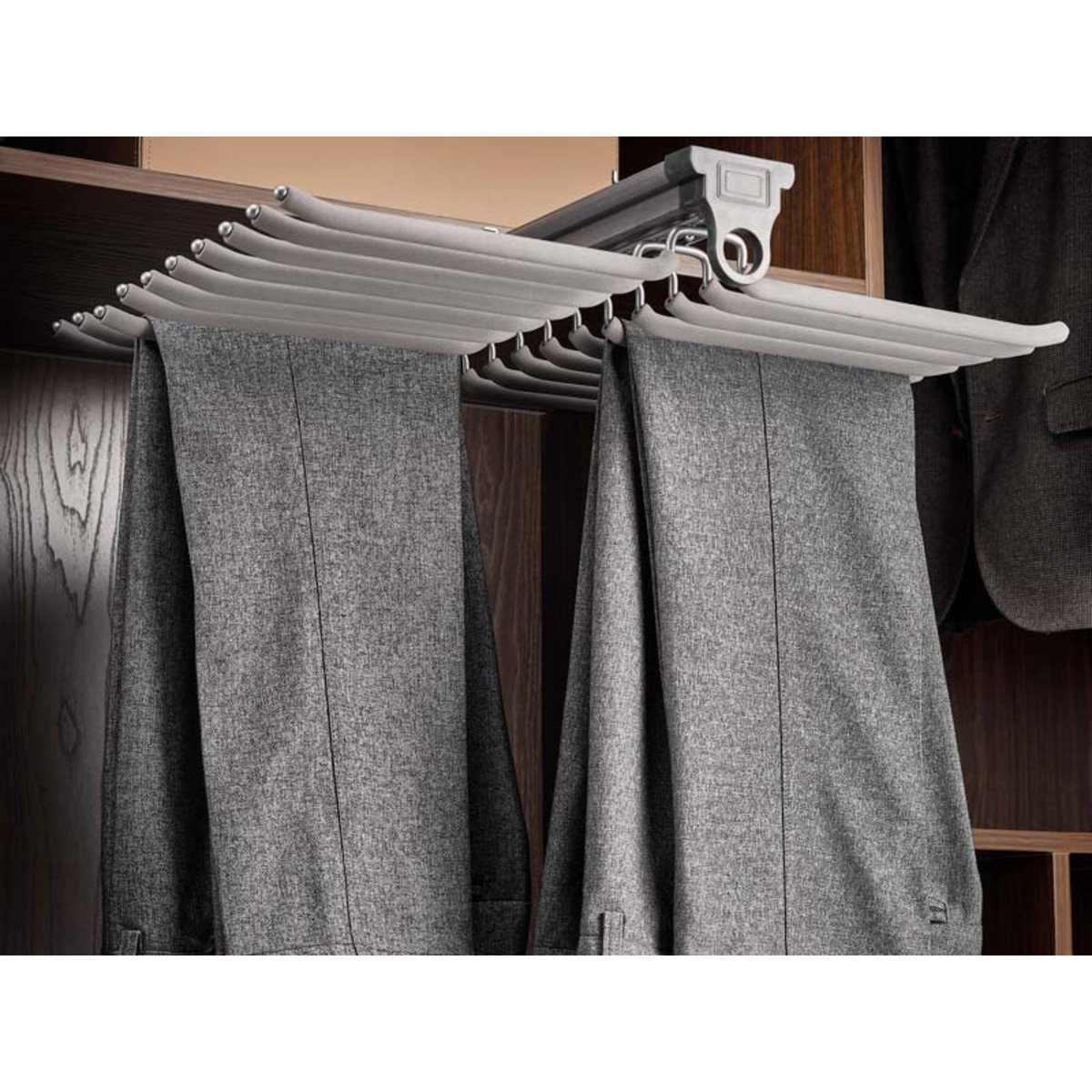 Double Trouser Hanger SYMPHONY - Anthracite (4) – Furnica