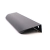 Edge Grip Round Profile Handle 160mm(180mm total length) - Black Matt