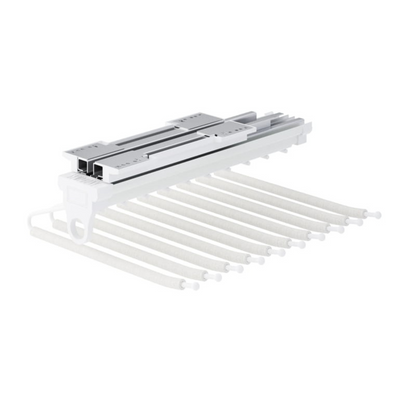 Single Trouser Hanger SYMPHONY - White (3) – Furnica