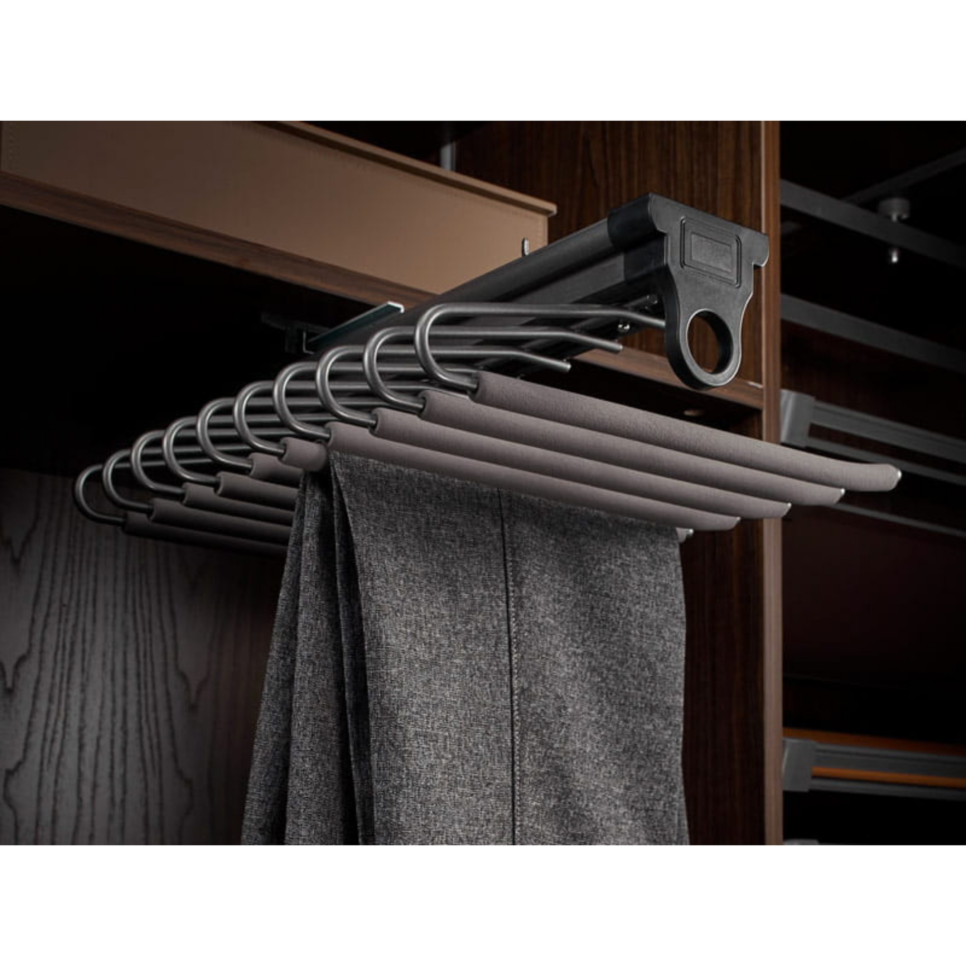 Single Trouser Hanger SYMPHONY - Anthracite (4) – Furnica