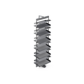 Rotary Shoe Basket (12 shelves) - Anthracite