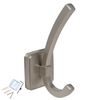 Double Hat & Coat Hook - 122mm - Satin